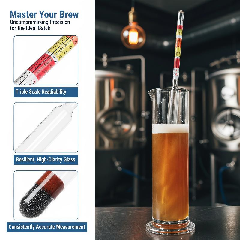 1 pieza de hidrómetro de 3 esc - Wine Beer And Cider reseña y precio